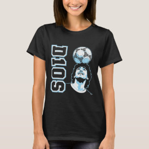 Diego Maradona D10s Headll Retro Soccer T-Shirt