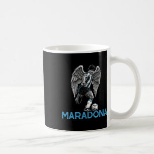 Diego Maradona Rip Angel Wings D10s Footll Soccer  Coffee Mug