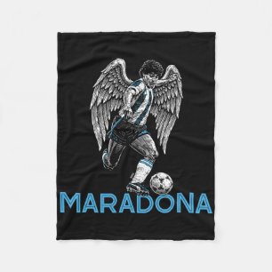 Diego Maradona Rip Angel Wings D10s Footll Soccer Fleece Blanket