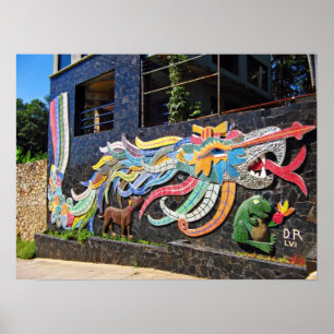 Diego Rivera House of Winds Quetzalcoatl Poster
