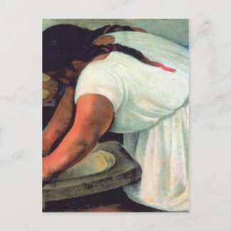 Diego Rivera  - La Molendera, 1923 Postcard