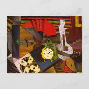 Diego Rivera The Alarm Clock Surrealism Art Postcard
