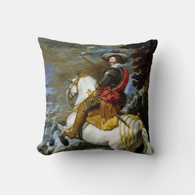 Diego Velázquez Don Gaspar de Guzmán Cushion (Front)