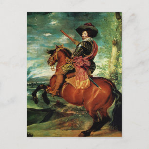 Diego Velazquez - Portrait of Gaspar de Guzmán Postcard