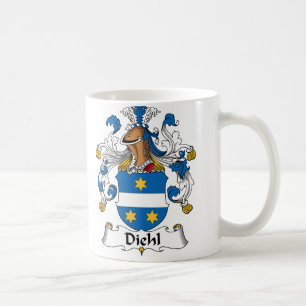 Diehl Family Crest Coffee Mug
