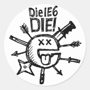 DieIE6DIE Sketchnote Sticker
