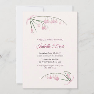 Dierama Corners Bridal Shower Invitation
