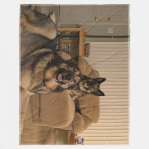 Diesel and Chopper - Brothers Forever Fleece Blanket