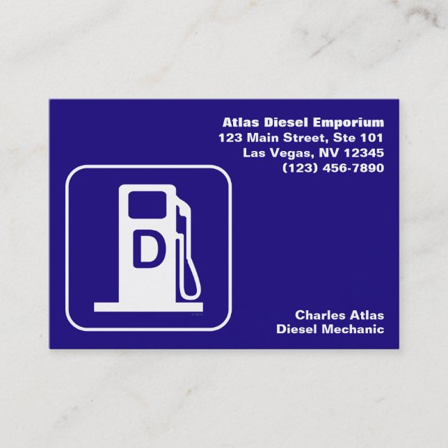 Diesel: Business Card (Front)