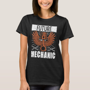 Diesel Car Engineer Fixing Future Mechanic Auto Re T-Shirt