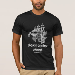 Diesel engine cool funny t-shirt design