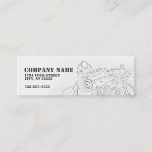 Diesel Mechanic Business Cards | Zazzle AU