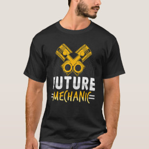 Diesel Engineer Car Fixing Future Mechanic Auto Re T-Shirt