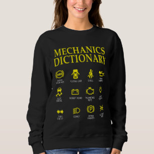 Diesel Engineer Car Fixing Mechanics Dictionary Au Sweatshirt