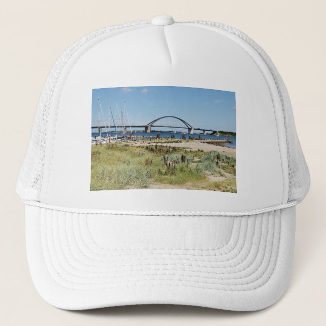 Diesel ICE auf der Fehmarnsundbrücke Trucker Hat (Front)