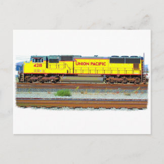 Diesel Locomotive Postcard