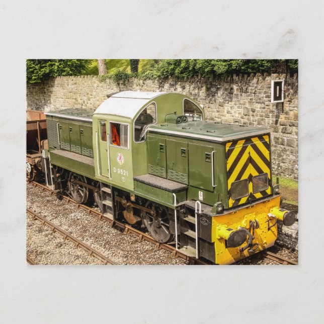 Diesel Locomotive Postcard (Front)