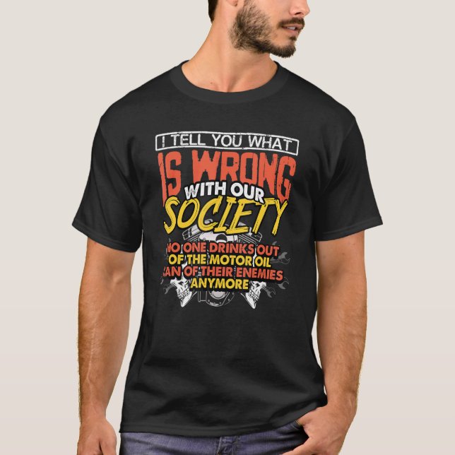 Diesel Mechanic Car Fixing I Tell You Whats Wrong  T-Shirt (Front)