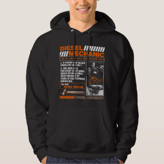 Diesel Mechanic Funny Auto Truck Aircraft Mechanic Hoodie