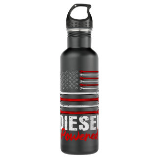 Diesel Mechanic Gifts Design On Back 710 Ml Water Bottle