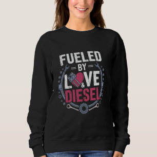 Diesel Mechanic Girlfriend Diesel Mechanic Wife Sweatshirt