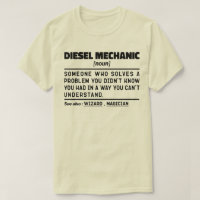 Diesel Mechanic Noun Professional Worker Funny Dad