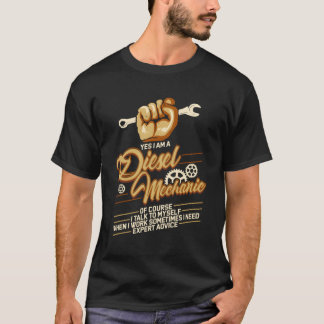 Diesel Mechanic Trucker Mechanic Engineer Gift T-Shirt