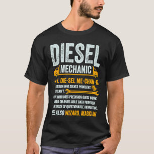 Diesel Mechanic Trucker Semi Truck Driver Definit T-Shirt