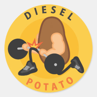 Diesel Potato Sticker