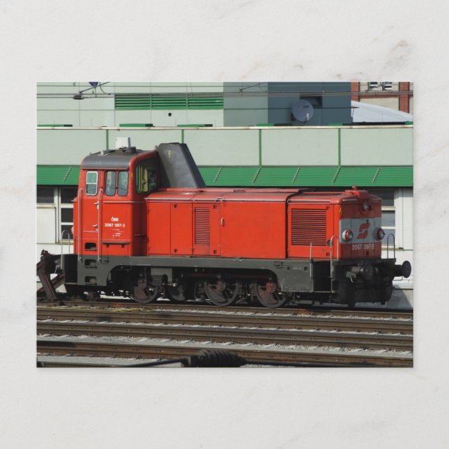 Diesel Shunter 2067 097-2 Postcard (Front)