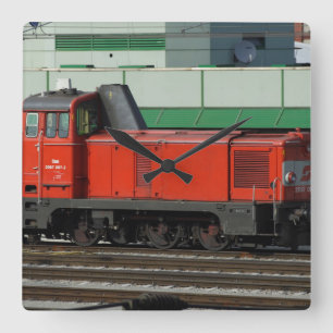 Diesel Shunter 2067 097-2 Square Wall Clock