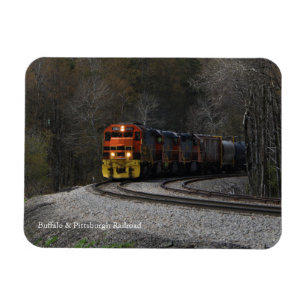 Diesel Train Engine Rounding Bend Souvenir Fridge Magnet