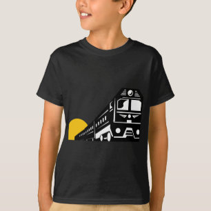 Diesel Train Front  Retro T-Shirt