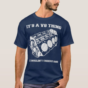 Diesel Tuning 8-Cylinder Mechanic Truck T-Shirt