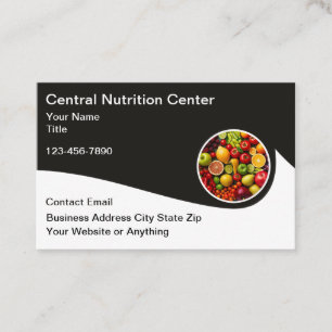 Diet And Nutrition Centre Business Cards