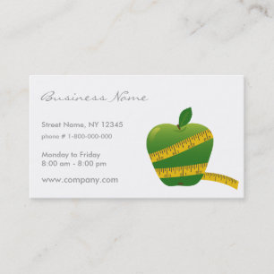 Diet Business Card