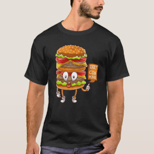 Diet Cola Please Burger Fast Food Lover Hamburger T-Shirt