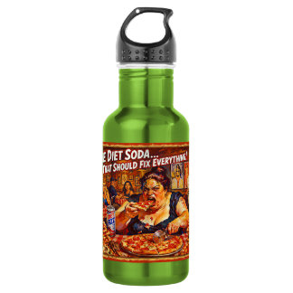 “Diet Delusions” – A Portrait of Self Deception 532 Ml Water Bottle