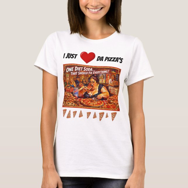 “Diet Delusions” – A Portrait of Self Deception T-Shirt (Front)