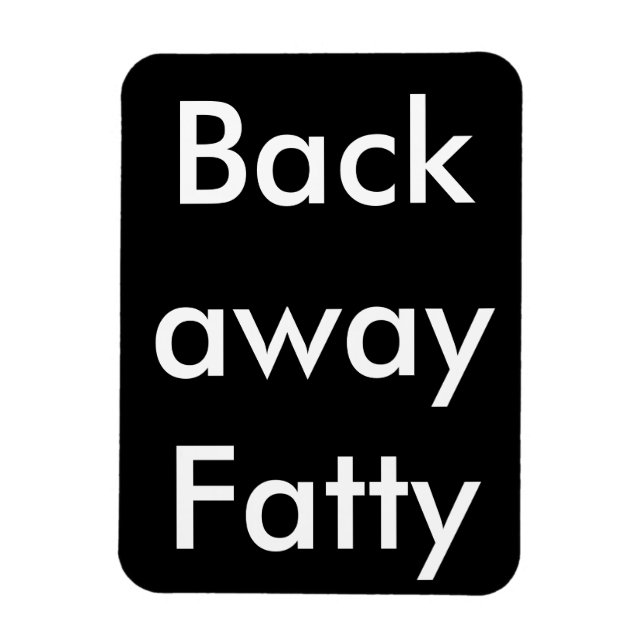 Diet fridge magnet (Vertical)