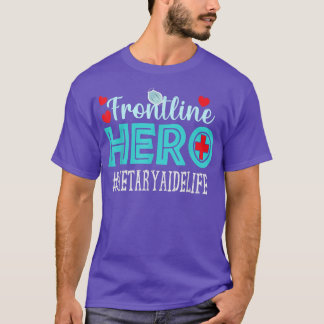 Dietary Aide Frontline Hero Workers Women T-Shirt