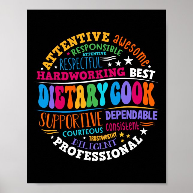 Dietary Cook Appreciation Week Healthcare Workers  Poster (Front)