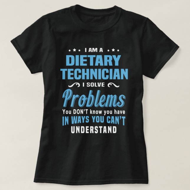 Dietary Technician T-Shirt (Design Front)