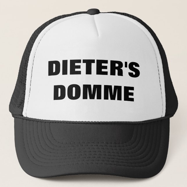 DIETER'S DOMME TRUCKER HAT (Front)