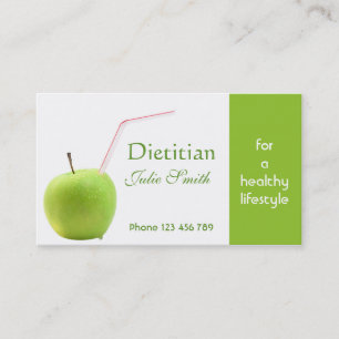 Dietician Business Card