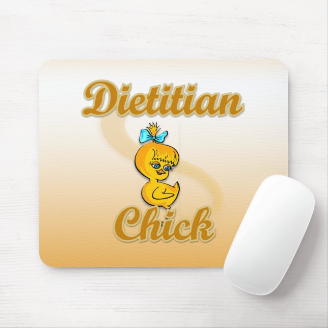 Dietician Chick Mouse Pad (With Mouse)