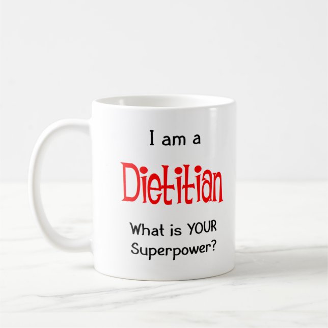 dietician coffee mug (Left)