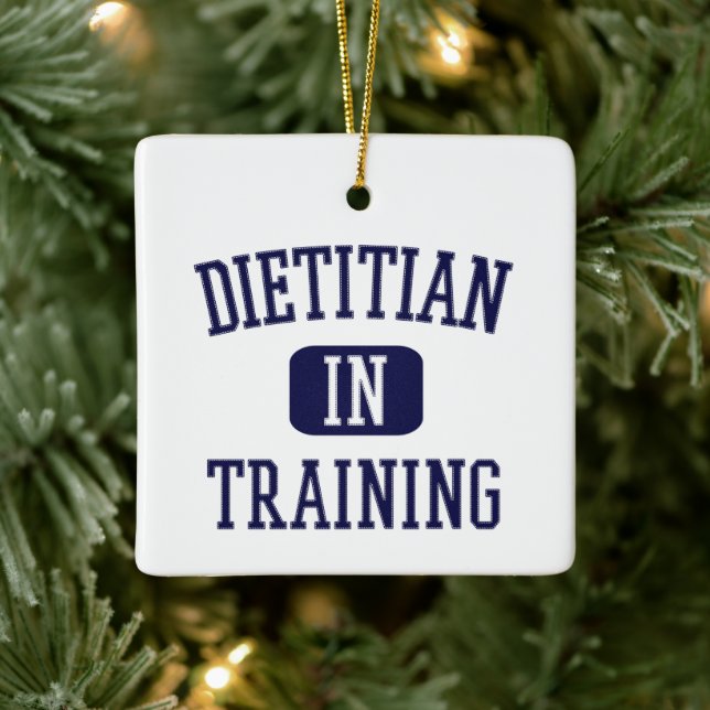 Dietician In Training | Future Dietician Gift Ceramic Ornament (Tree)