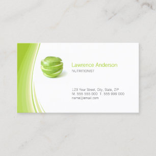 Dietician / Nutritionist business card