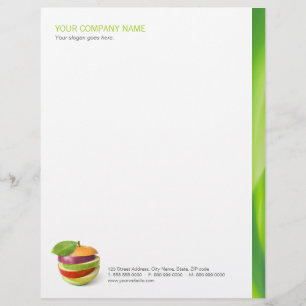 Dietician / Nutritionist / Healthy Food letterhead